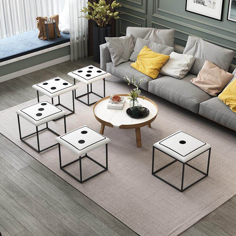 骰子魔客凳家用五一可收纳小户方型沙发凳厅省空间组合合茶几jjt-