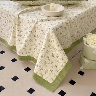 纯棉老粗加厚床单单100布全棉床笠学件生宿单MM984352人被单枕舍