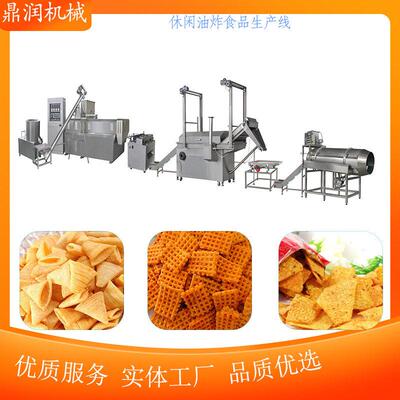 定制沙拉薯条太阳片双螺杆挤压膨化机 帽子脆鸭脖酥生产线