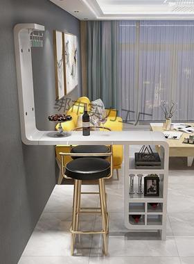 现桌台代简约新款30385家用吧台小酒柜客厅装饰吧玄关隔断烤漆