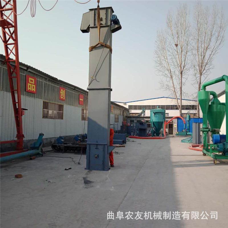 封闭式炉渣斗式提升机水泥沙子垂直上料机矿用NE型板链提升机农友