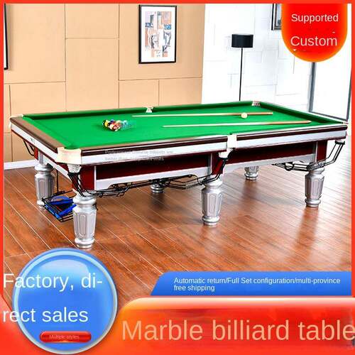 Commercial standard table marble billiards table tennis