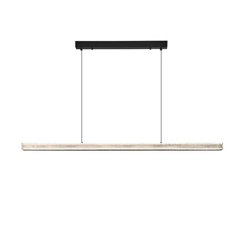 餐厅吊灯简约现代极简一字长条饭厅高级感网红店铺茶室高端创意灯