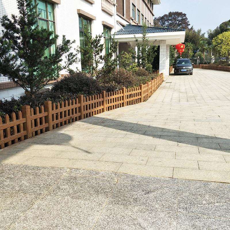 江西水泥仿木栅栏花园草坪新农村绿化带护栏杆围栏混凝土栅栏户外