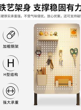 洞桌宿舍立式展24550示面架桌上洞置物架配件家用书桌免打孔收板