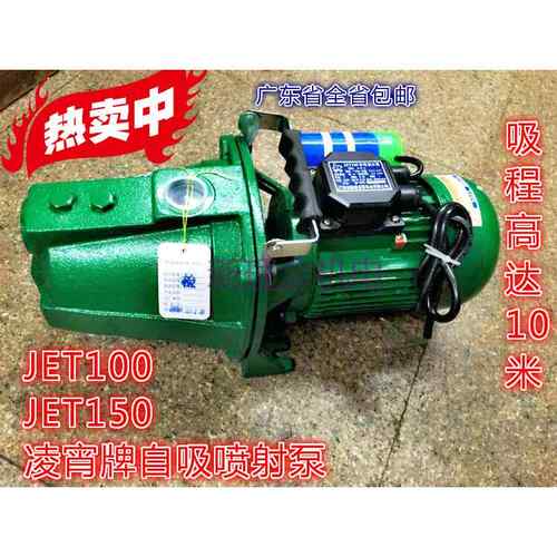广东阳春凌霄水泵JET100/150家用射流式自吸清水泵井水泵抽水机