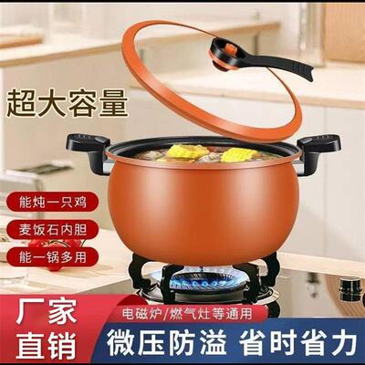 德国进口微压锅2025新款家用胖嘟嘟压力锅大容量高压南瓜炖汤煮锅
