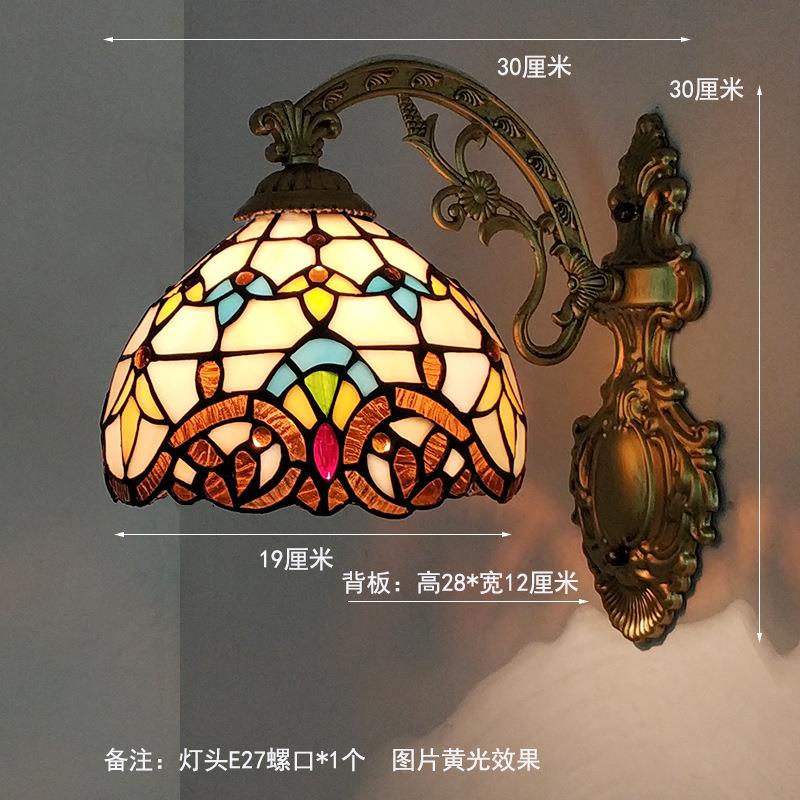 欧式复古蒂卧凡尼SCK壁镜前灯田园室过客厅床头墙灯壁道灯卫生间