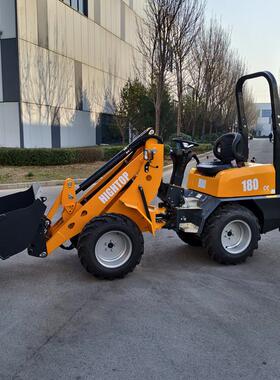 出口欧美HT180轮式装载机wheelloader养殖场工地铲土运输车