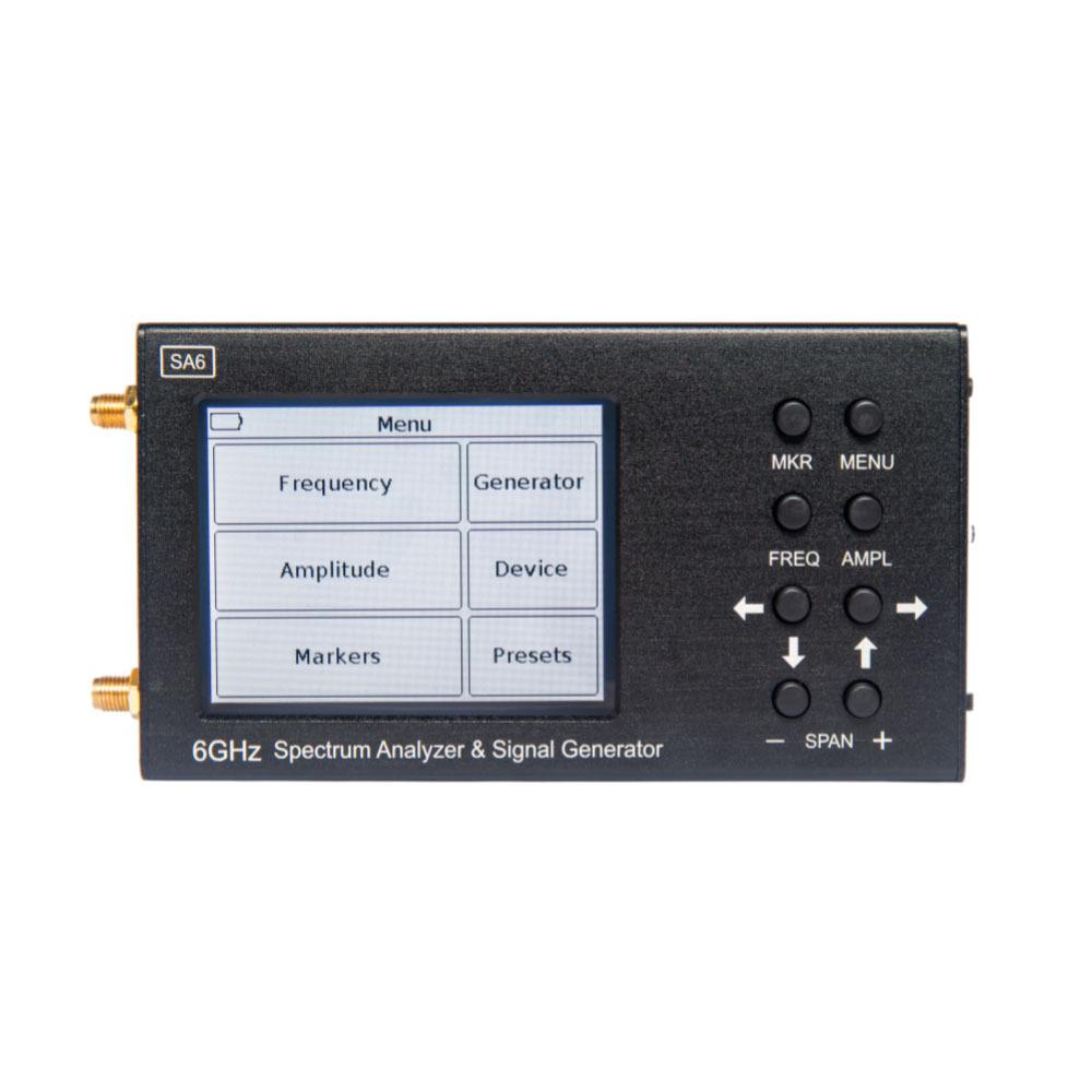 3.2寸手持频谱分析仪SA6.支持35-6200MHz信号发生器频谱仪