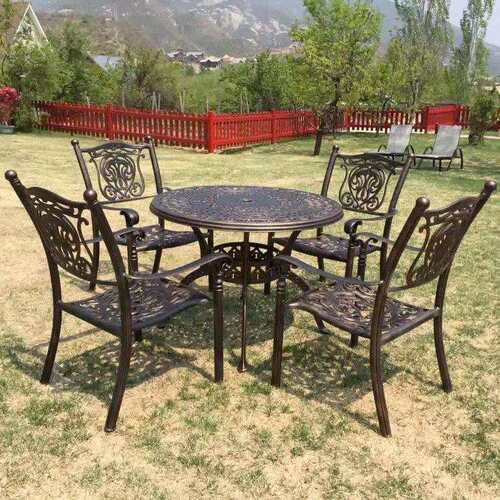 供应户外家具铸铝户外桌椅户外茶几家具