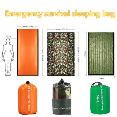 Waterproof Lightweight Thermal Emergency Sleeping Bag Bivy S