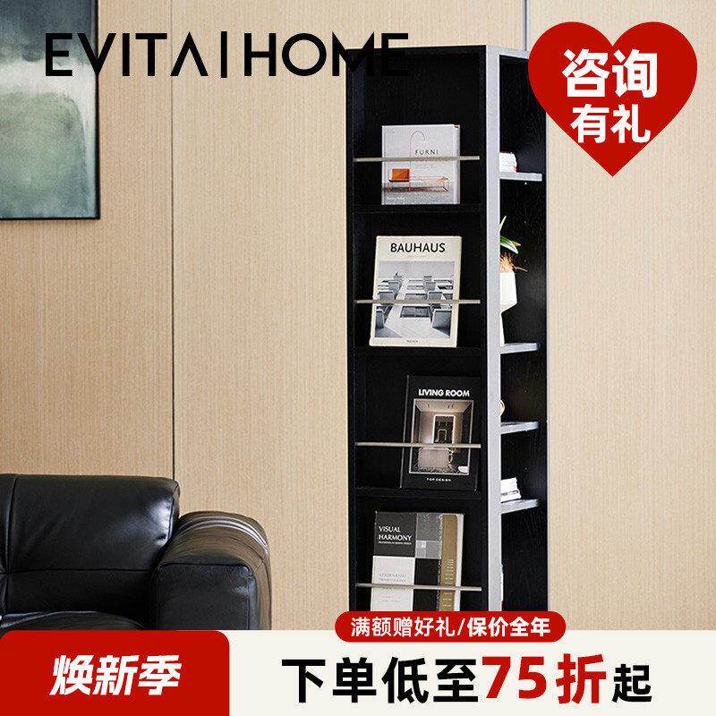 可移动全身镜卧室实木落地镜一体家用客厅可旋转全身镜子收纳边柜