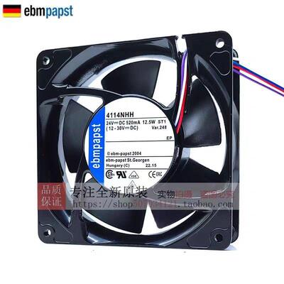 德国进口散热风扇 4114NH3/NH4/NH5/NH6 4114NHH/NHHR 24V 12038