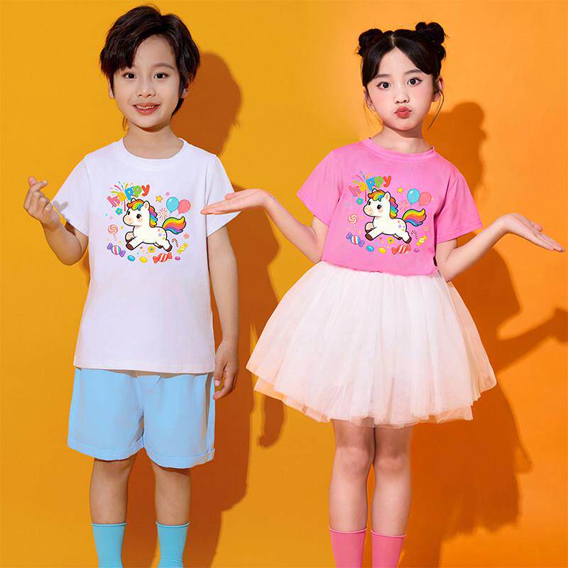 六一儿童节表演服幼儿快乐小马啦啦操舞蹈服小马哒哒合唱演出服装
