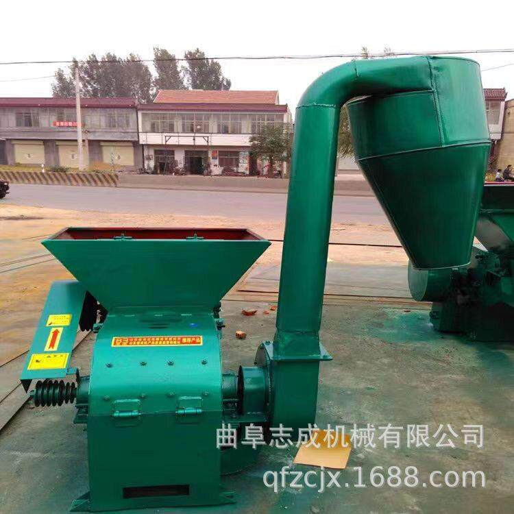 志成大型养殖场饲料加工粉碎机花生玉米杆粉糠机锤片式打糠机