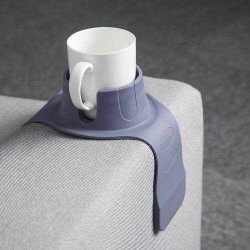 Home-use silicone no-drill sofa cup holder, lazy armrest cup