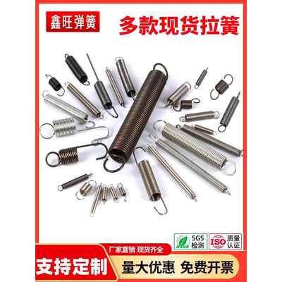 弹簧大全拉簧大小弹簧带钩不锈钢拉力烤箱闭门器滑板车展架回弹器