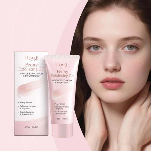 HOYG Facial Exfoliating Gel - Gently cleanses the face, mois