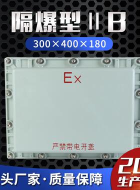 隔爆型ⅡB300×400×180防爆接线箱照明配电箱动力箱隔爆型接线箱