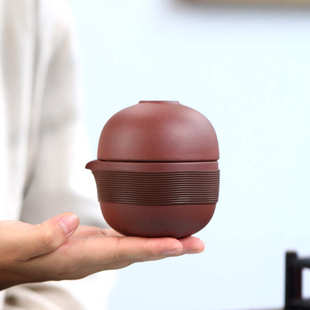 紫砂茶杯功夫茶具茶盏主人杯品茗杯小茶碗 宜兴原矿老紫泥套装
