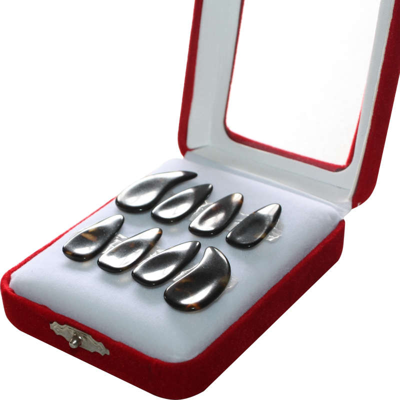 弹古筝的指甲凹槽假甲片儿童成人专用专业义甲指甲片送收纳盒胶布