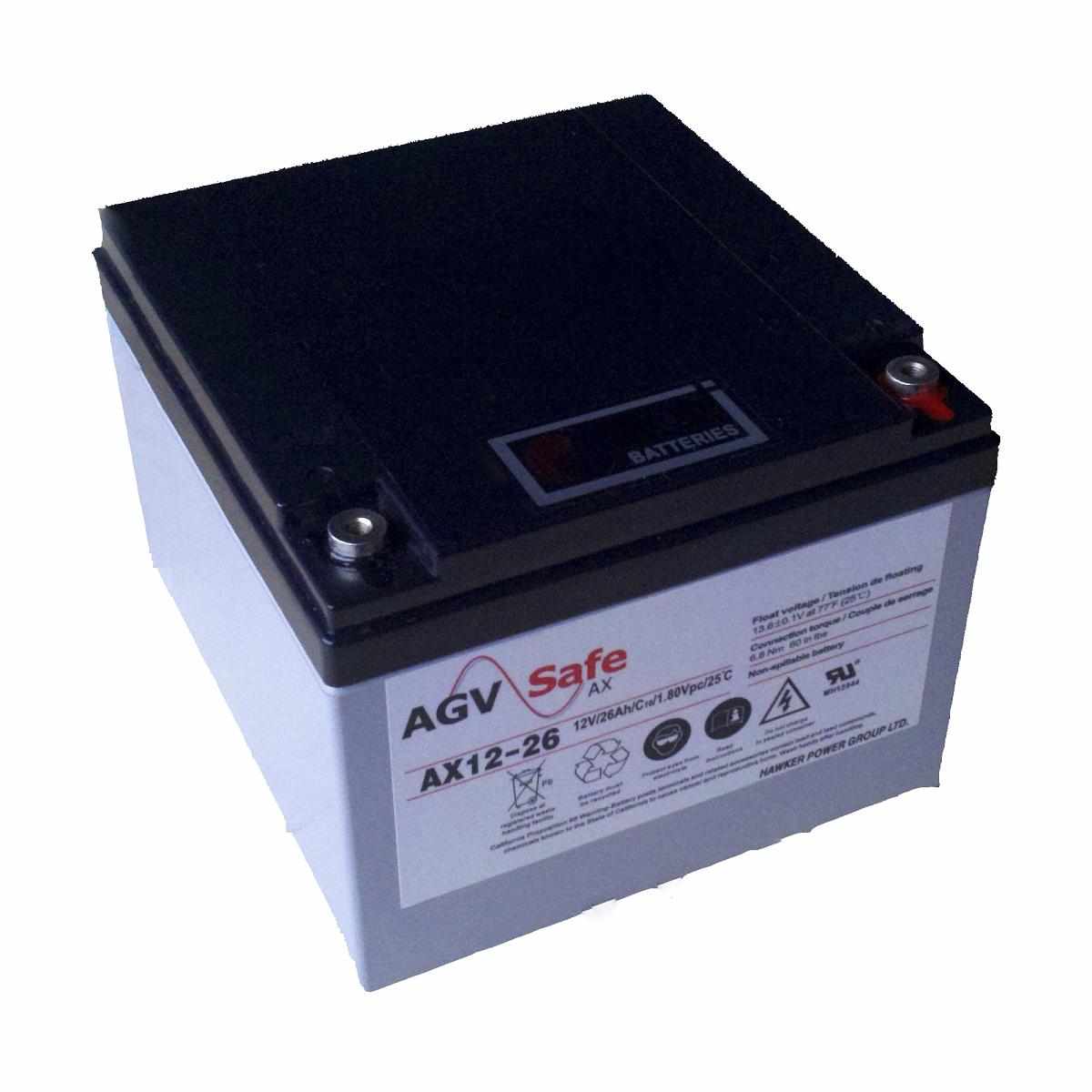 霍克蓄电池12V26AH/AX12-26免维护UPS密封式 机房后备电源