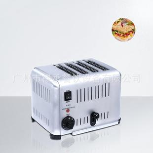 商用四片多士炉台式 烤面包机面包片三明治全自动早餐机电热吐司机