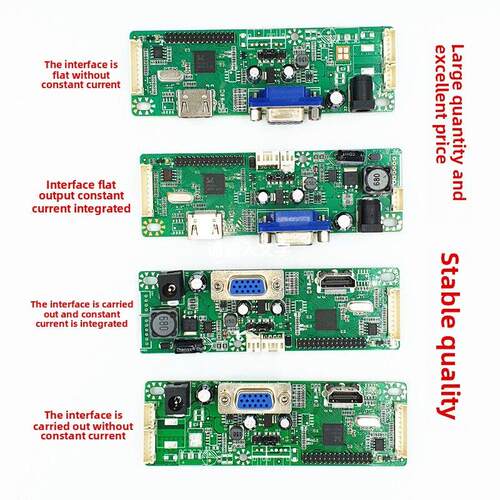 RTD2281 主芯片 HDMI+VGA 直出通用显示器主板 MH01C背出带恒流板
