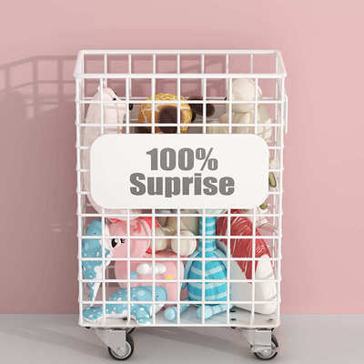 繁盛脏衣篓脏衣服收纳筐铁艺折叠脏衣篮家夹缝用带轮窄高洗衣篮子