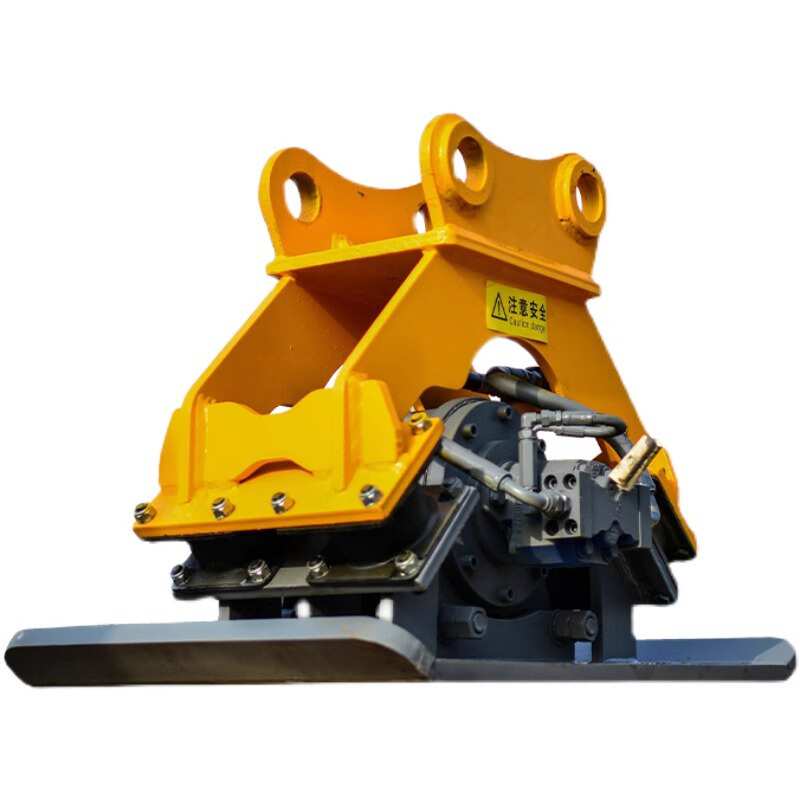 挖机振动平板夯 路基高速护坡液压夯实机压路机 挖坑填平夯打夯机