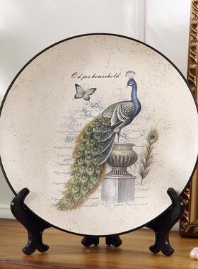 高档家居饰设品欧式美客厅意摆件酒柜装饰品摆式装饰陶瓷软装电视