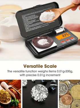 001g高精度称口袋.手掌秤便携秤称迷你珠宝克拉秤电子秤.克001g0