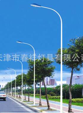 6米单弯杆路灯灯杆单臂杆天津厂家路灯杆户外灯杆道路灯杆