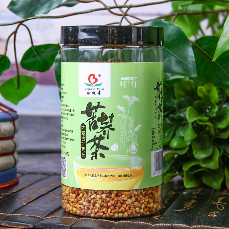 内蒙古特产永旭丰苦荞茶罐装桶装原味正宗麦香冲饮冲泡送礼早茶