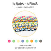 纯手工编织猫犬牵引绳新款 宠物用品定制狗绳耐用防挣脱不勒手