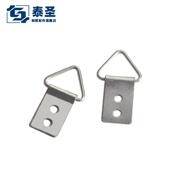 铁方两眼三角挂相框配件挂扣吊环隐形五金挂钩画框挂暗挂扣画配件