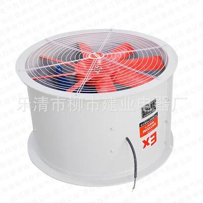 玻璃钢风机FT35-11防腐防爆玻璃钢轴流风机FBT35-11带百叶BFT弯头