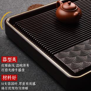 电木茶盘功夫茶具轻奢家用现代简约茶台电胶木茶海茶托盘
