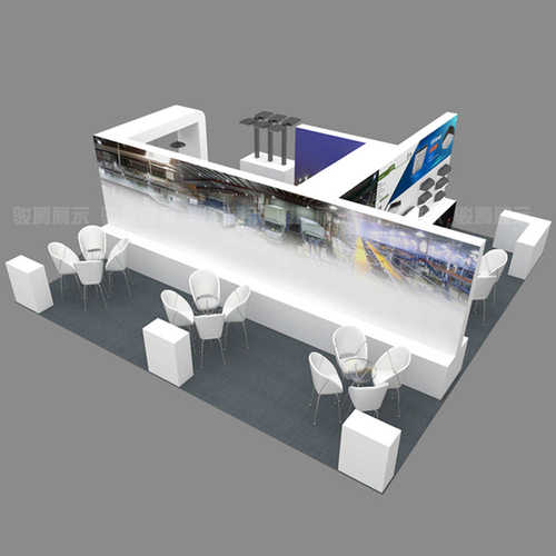 国内外参展 展台搭建赚钱又省钱展会背景墙模块分区式DIY组合展台
