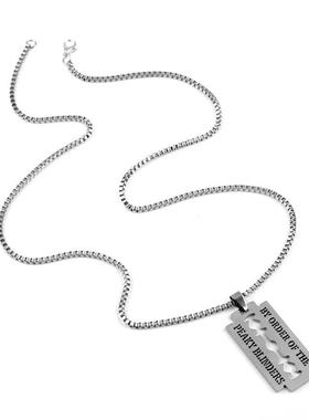 Peaky Blinders Razor Blade Pendants&Necklaces 剃须刀片项链