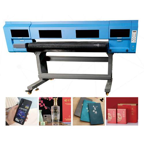 宽幅四头水晶标网带打印机AB Transfer Film 1.6m UV DTF Printer
