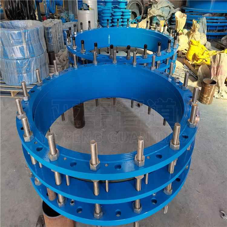 DN800双法兰松套传力接头C2F双法兰管路补偿接头墨铸铁伸缩器