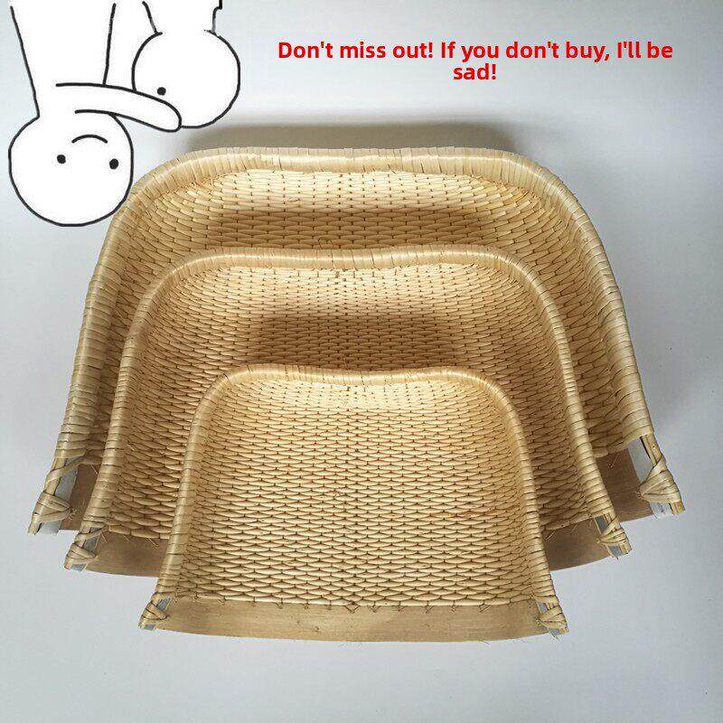 手工编织家用簸箕柳条编织柳编簸箕文艺演出用农用簸箕