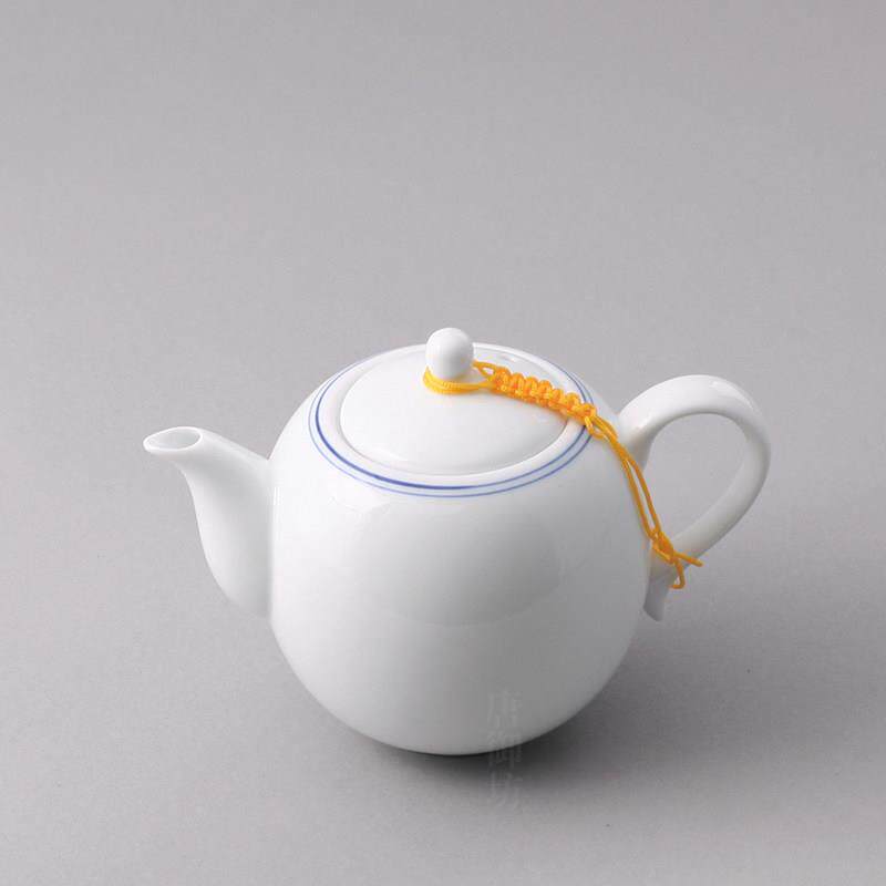 德化白瓷薄胎过滤茶壶 陶瓷功夫茶具茶道花茶壶单壶 特价