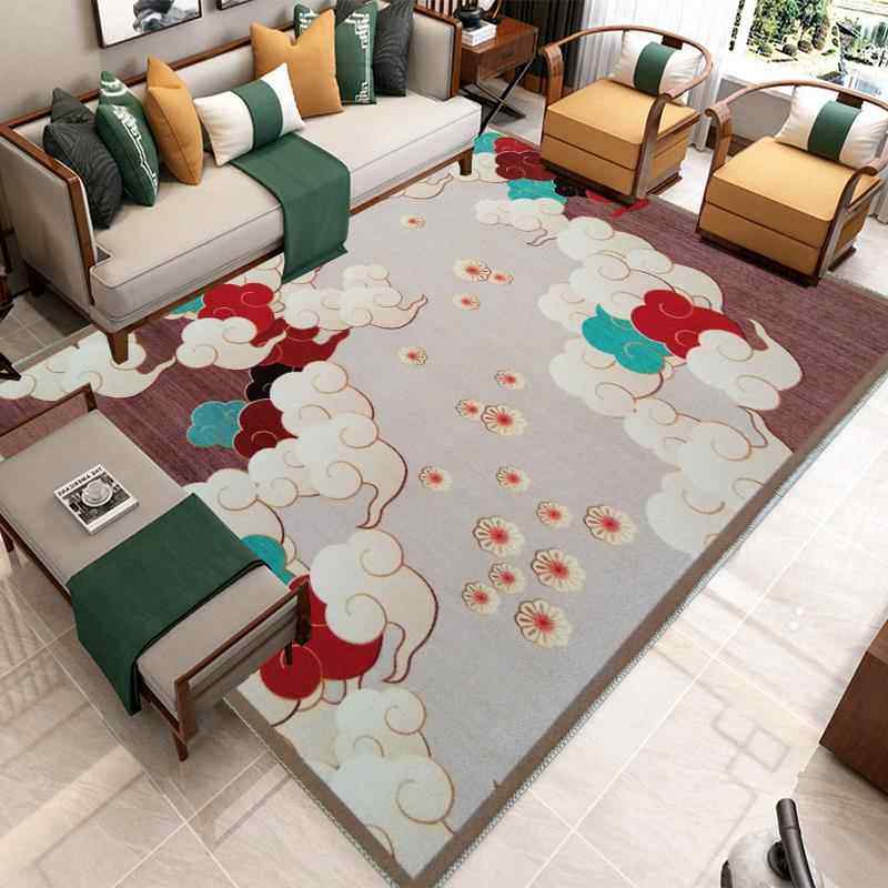 高档新中式地毯茶室复古禅意客厅茶几家用垫床边毯中垫国风门室地,居家布艺,地毯,淘宝优惠券,粉丝福利购,淘宝优惠卷