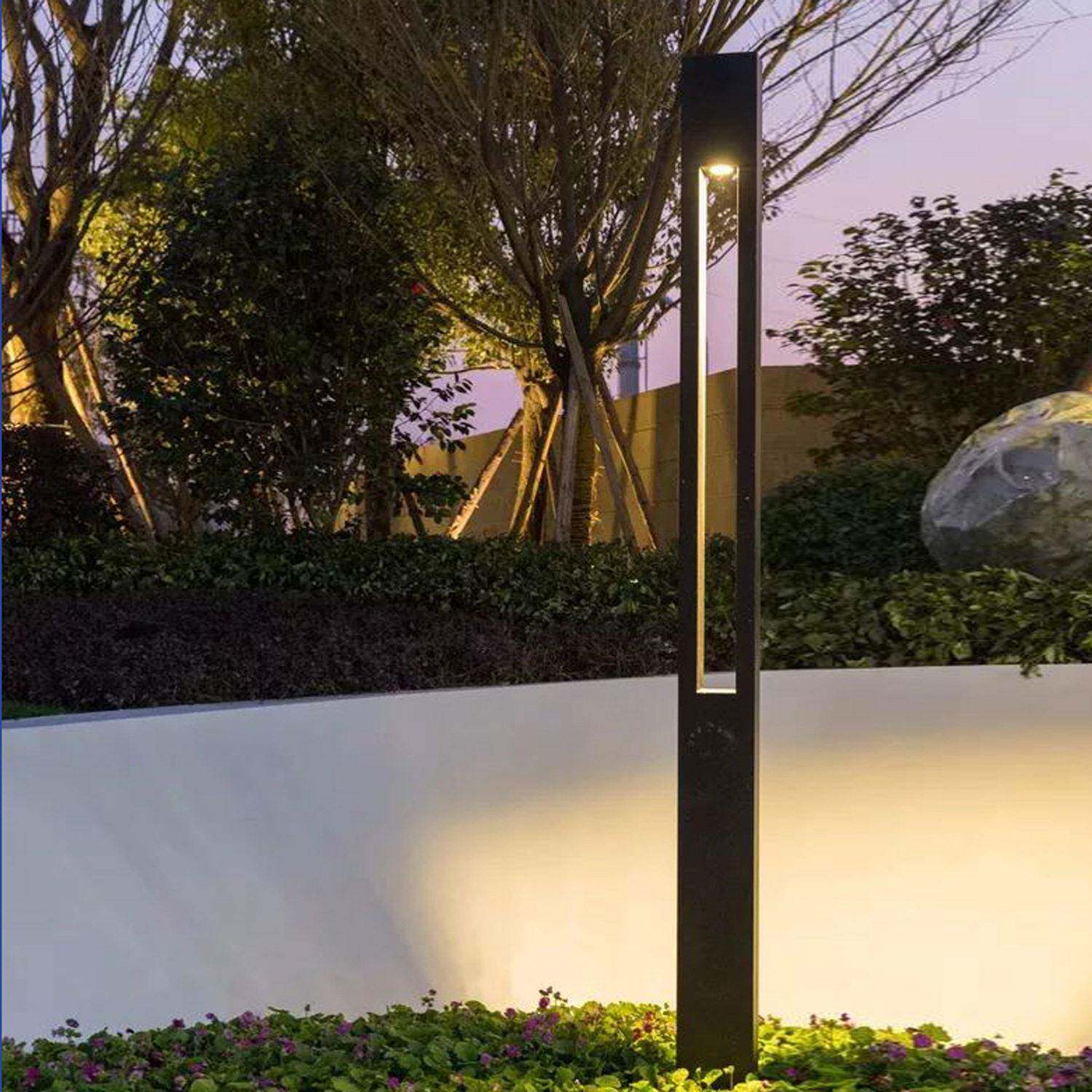 庭院灯户外防水3米led太阳能小区室外广场道路灯铝型材景观灯柱