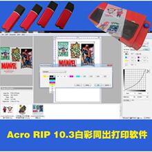 ACRO RIP10.5 White and color Zupgrade software with Lock key