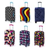 旅行箱保护套行李箱套子保护套旅行箱波纹拉杆箱套登机爱心行李波