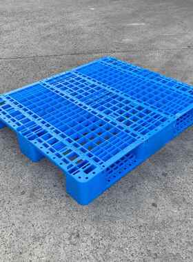 网格川字型塑料托盘OQJ1210库叉车垫板加可钢管厚仓货架垫仓板加